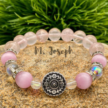 Load image into Gallery viewer, To Mom with Love from Your Daughter: Rose Quartz Bracelets
