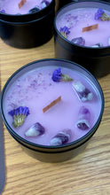 Load and play video in Gallery viewer, Inner Goddess: Empowerment Candle (6 oz. net wt.): Chevron Amethyst
