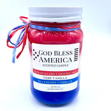 Load image into Gallery viewer, God Bless America Candle by M. Joseph (14 oz. net wt.): Sodalite &amp; Clear Quartz

