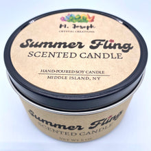 Load image into Gallery viewer, Summer Fling Candle by M. Joseph (6 oz. net wt.): Multi Tourmaline
