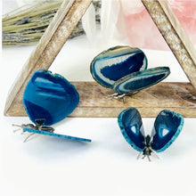 Load image into Gallery viewer, Agate Butterfly (2-Slice Standing)
