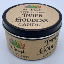 Load image into Gallery viewer, Inner Goddess: Empowerment Candle (6 oz. net wt.): Chevron Amethyst
