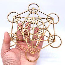 Load image into Gallery viewer, Crystal Meditation Grid: Metatron&#39;s Cube
