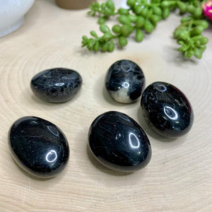 Black Tourmaline Tumble Stone Specimen