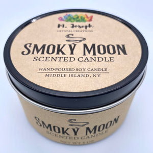 Smoky Moon Candle by M. Joseph (6 oz. net wt.): Smoky Quartz