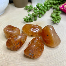 Load image into Gallery viewer, Carnelian Tumble Stone Specimen

